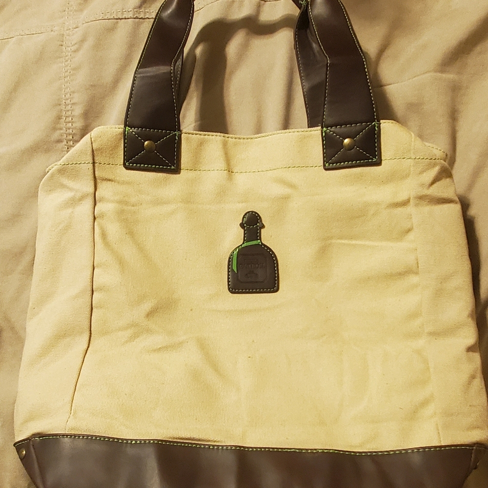 Canvas insulated tote bag